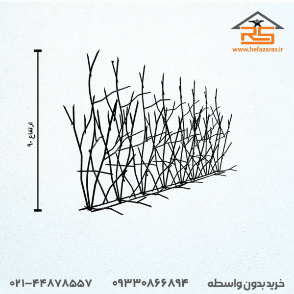 حفاظ بوته ای تراکم ۵۳ میلگرد ۱۰ کوره ای