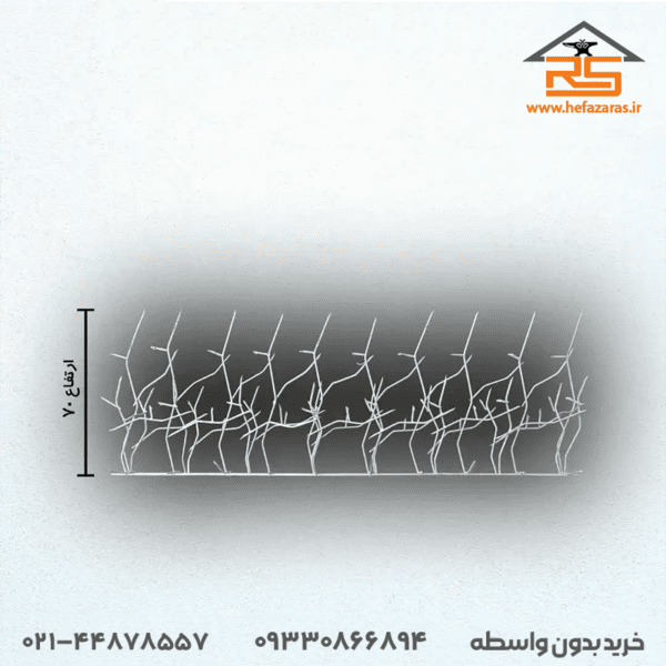 حفاظ شاخ گوزنی تراکم ۳۱ میلگرد ۸